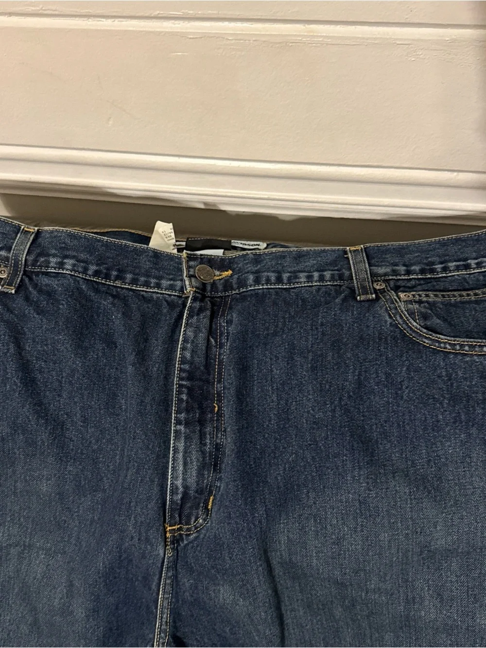 HARLEY DAVIDSON DARK DENIM JEANS 46X30 EUC